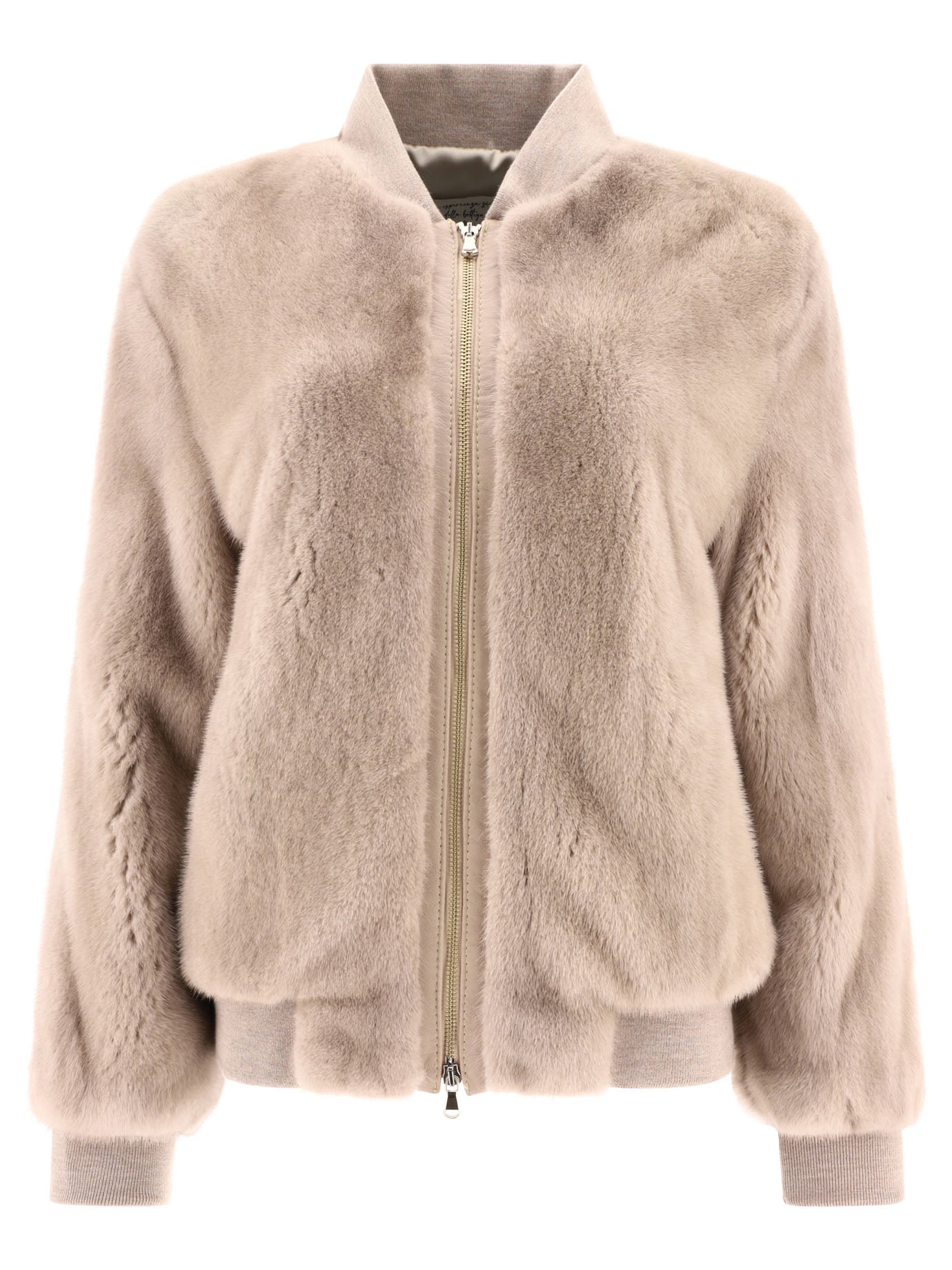 Mink Fur Bomber Jacket