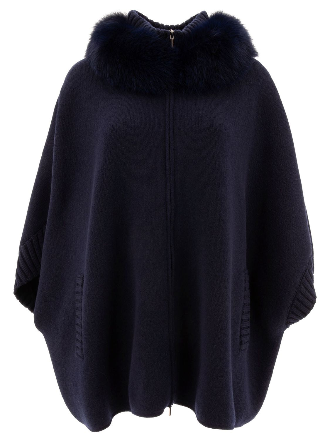 Wool And Cashmere Poncho