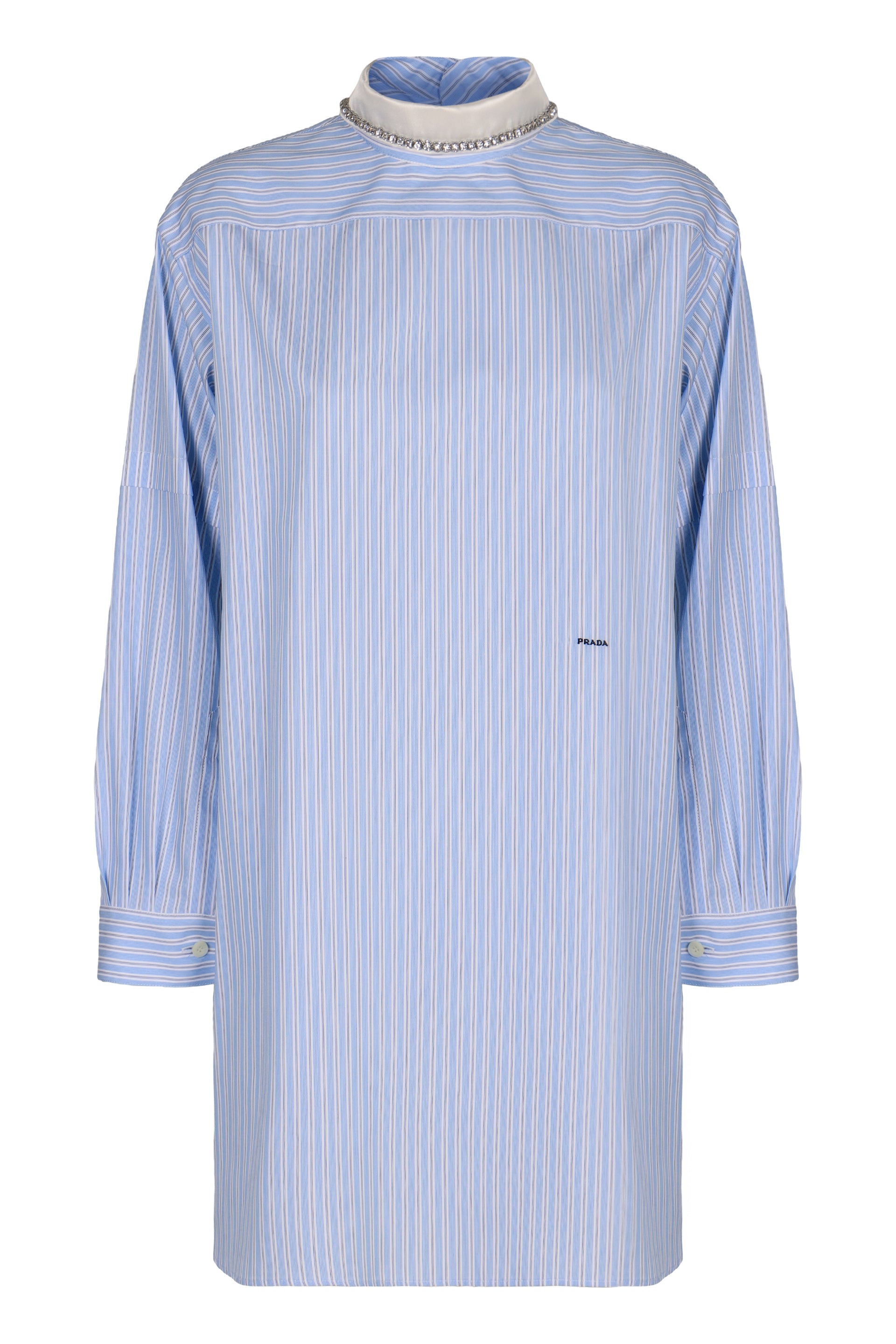 Embroidered Poplin Blouse