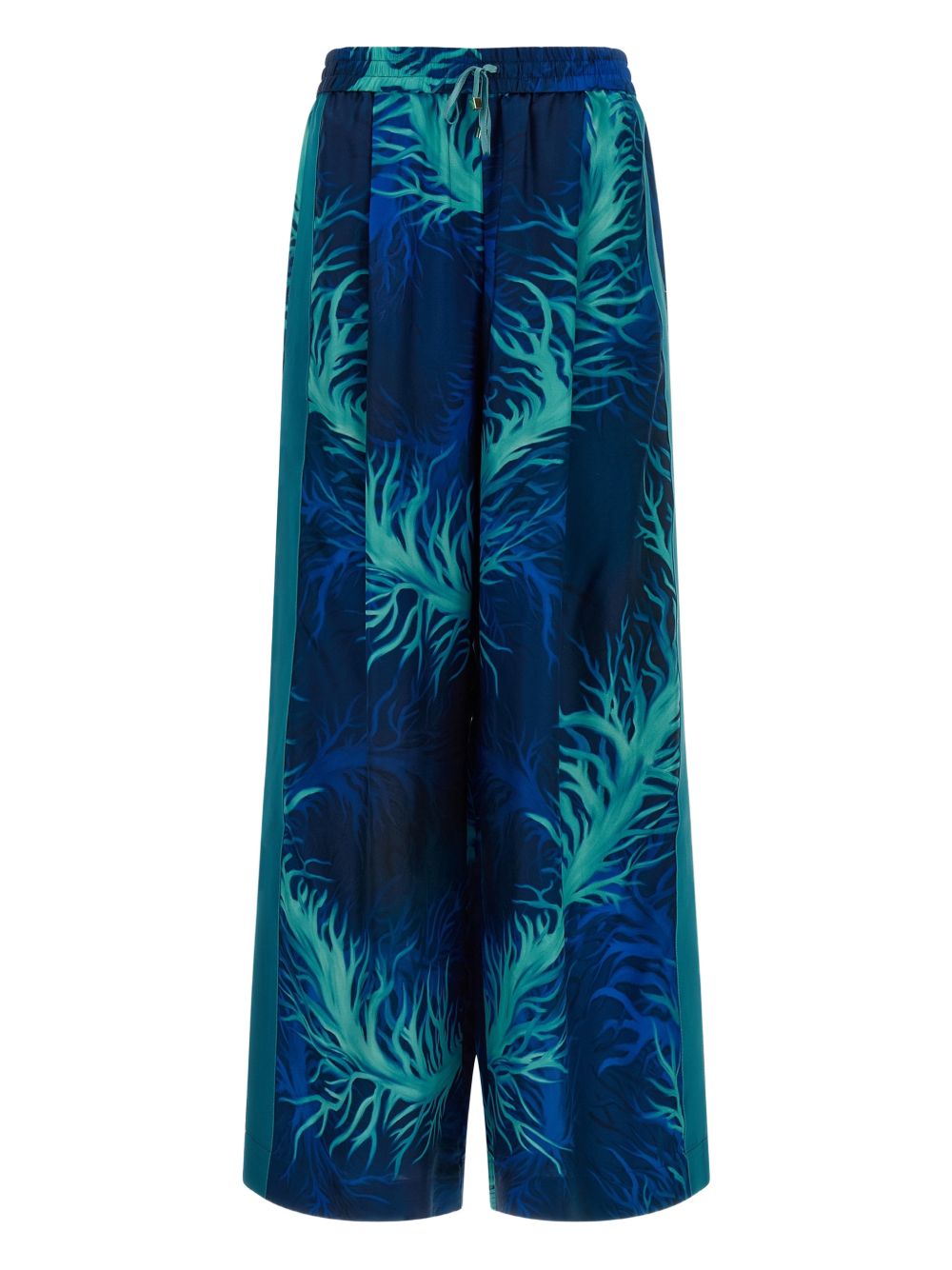 Printed Silk Trousers