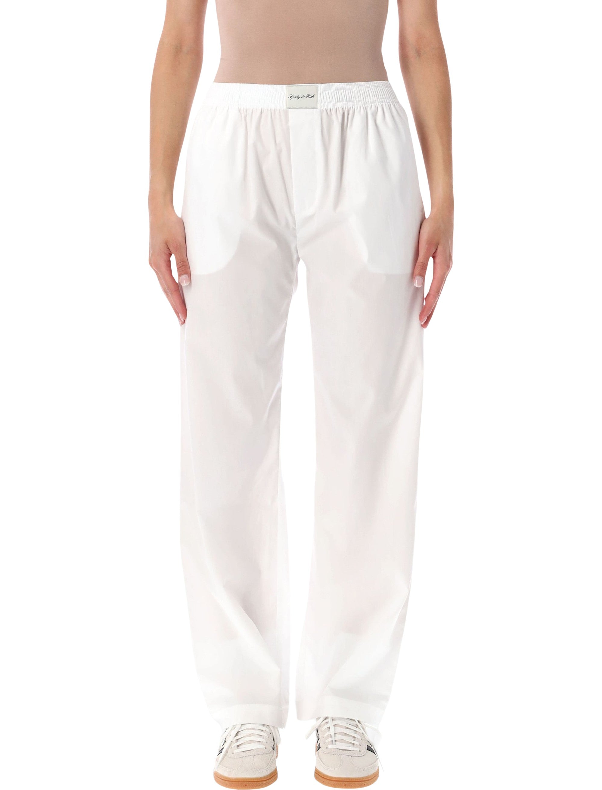 Sporty & Rich Popeline Pijama Pant