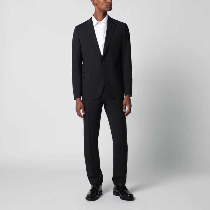 Blue Singlebreasted Woolblend Suit