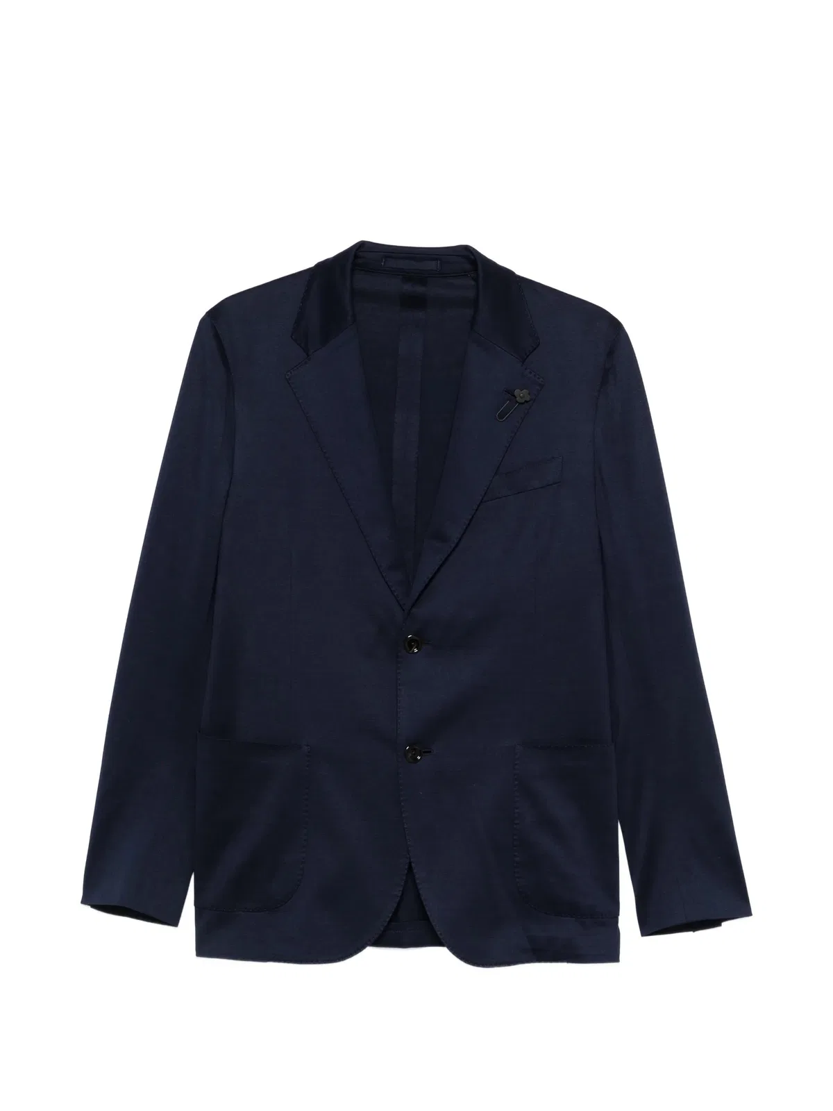 Lardini Single-breasted Jacket In Blue