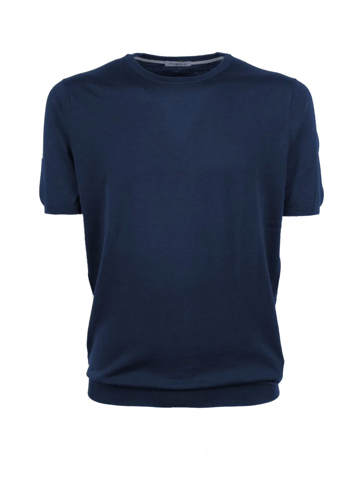 Blue Crew-Neck T-Shirt