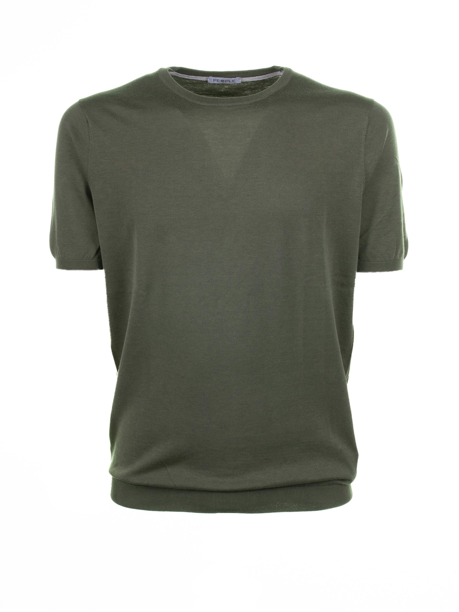 Green Crew-Neck T-Shirt