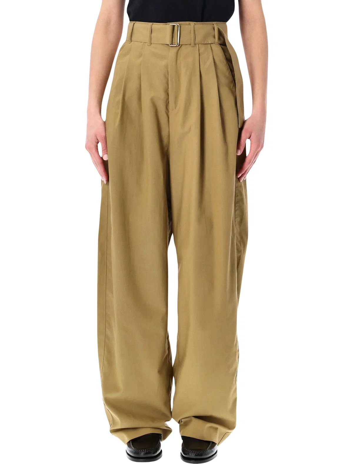 Cole Wide Cotton-Lyocell Pants