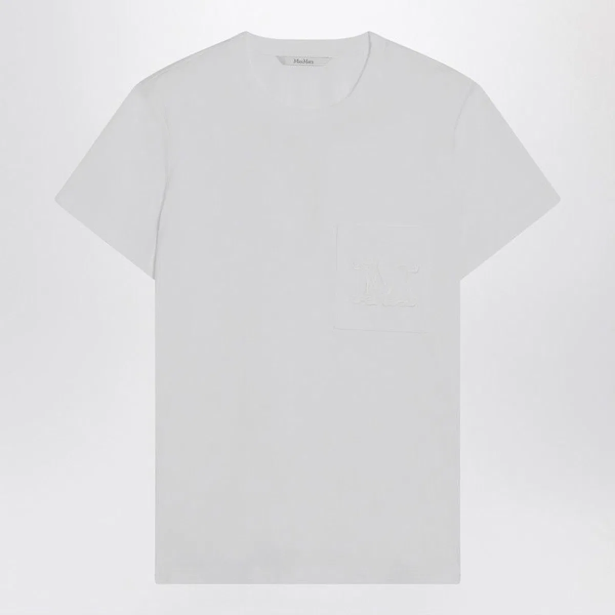 Max Mara White Cotton Jersey Tshirt