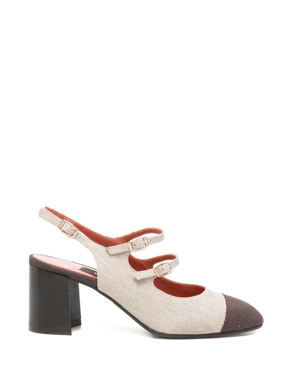 Papaya Slingback Pumps