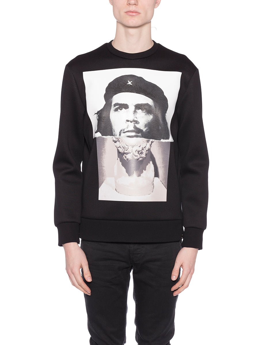 Neoprene Sweatshirt With Print