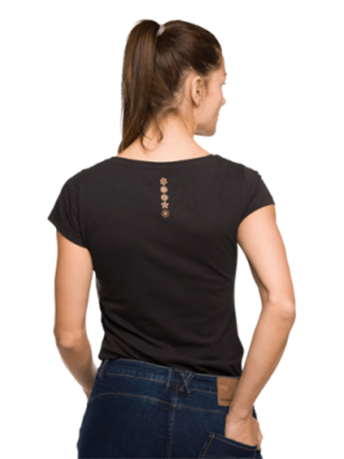 Trangoworld Mandala T-shirt In Black