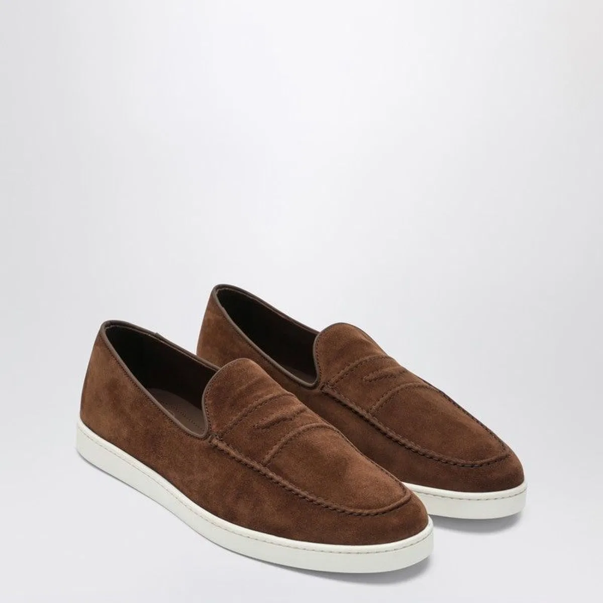 Brown Suede Peebles Loafers