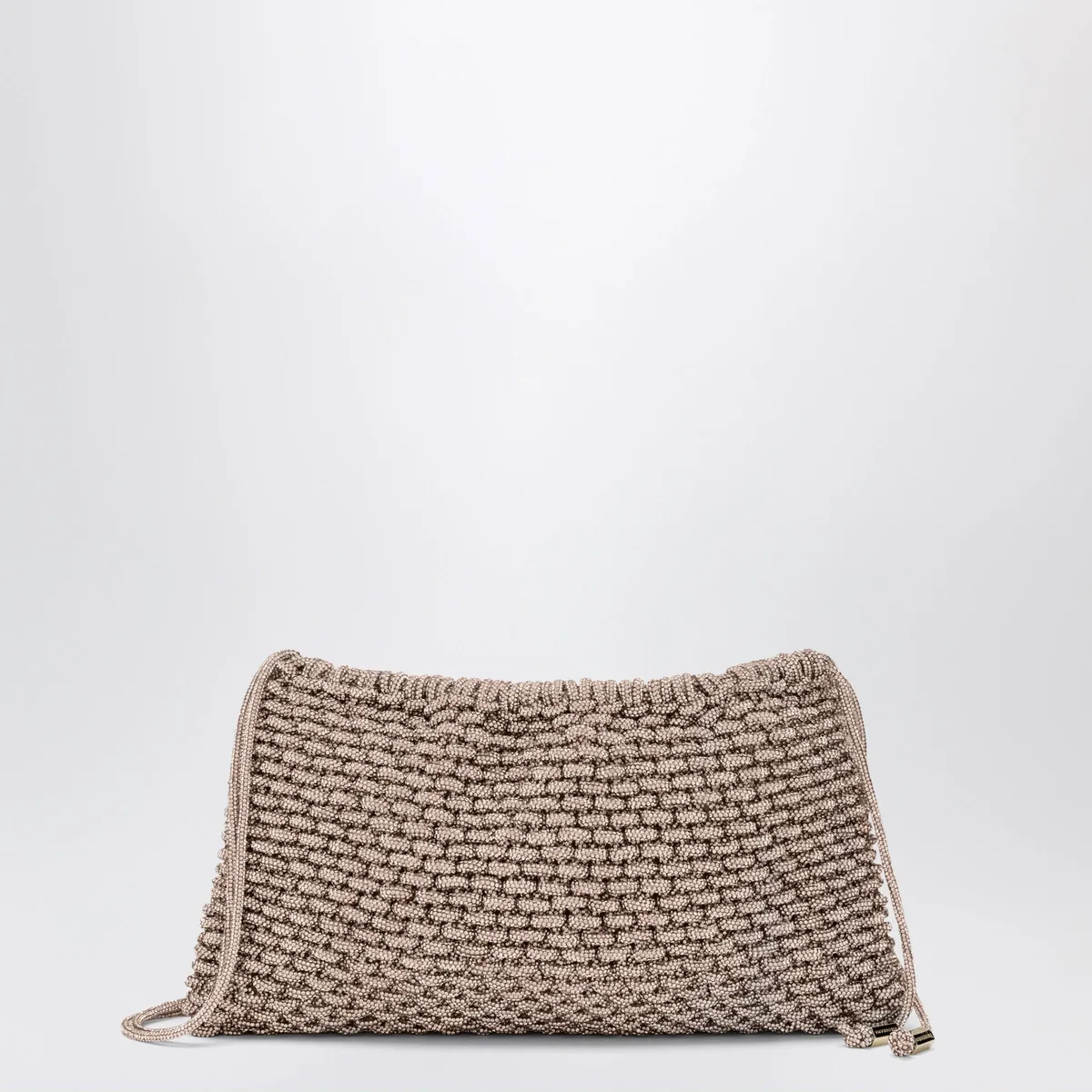 Penelope Peach Jewel Bag With Crystals