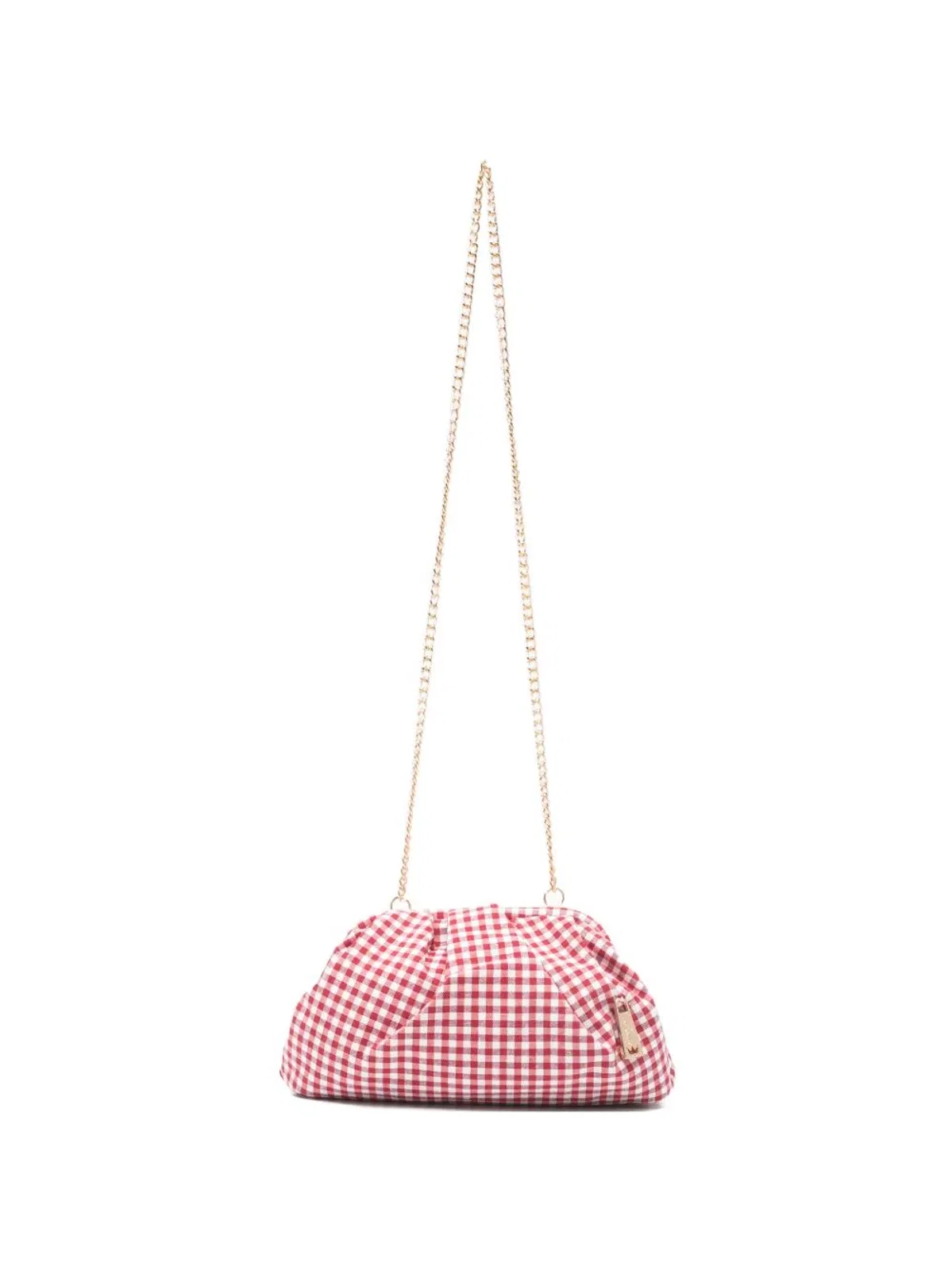 "Petunia" Little Squared Vichy Canva Crossbody Bag