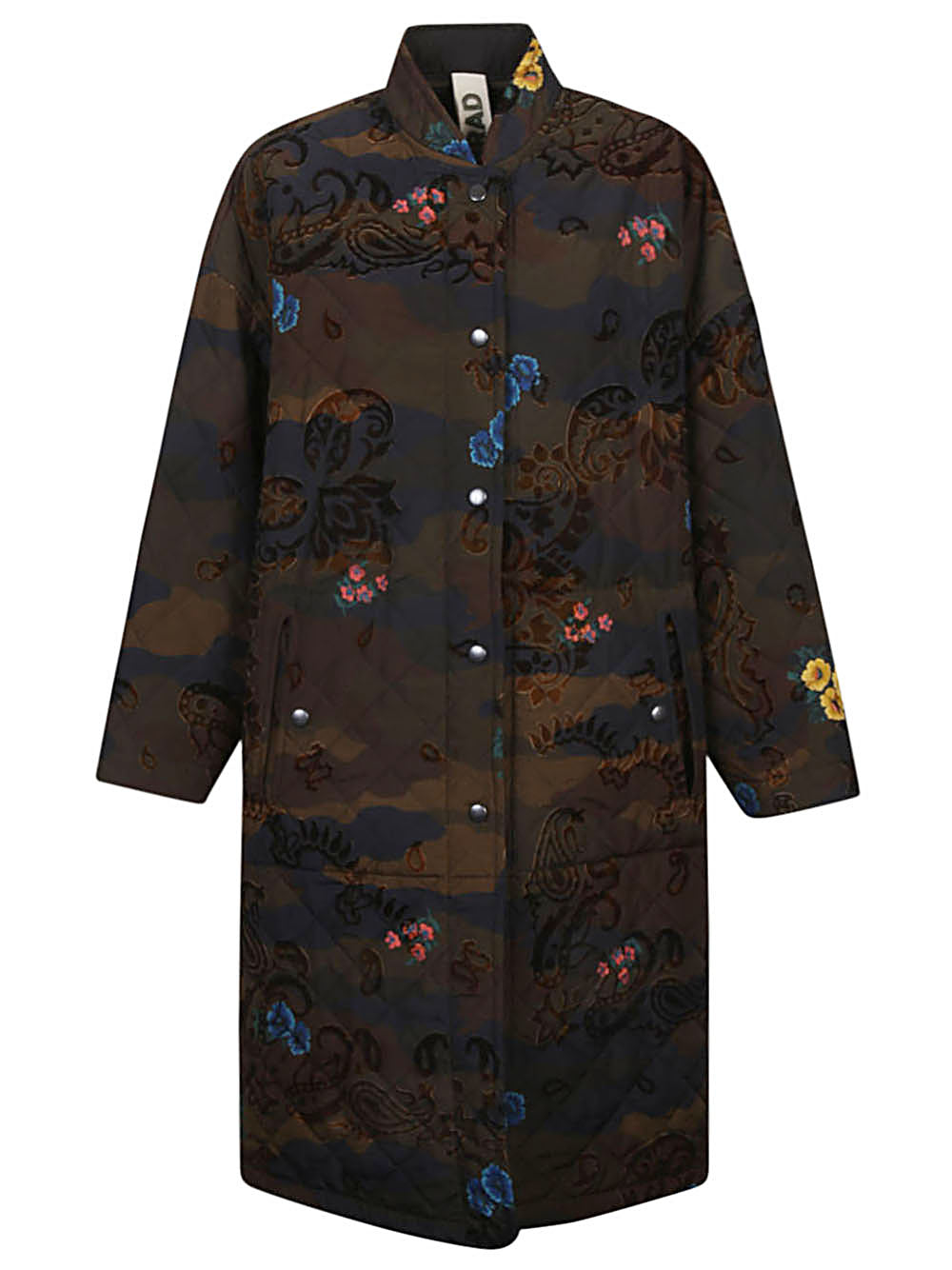 Petra Camouflage Print Ovesized Coat