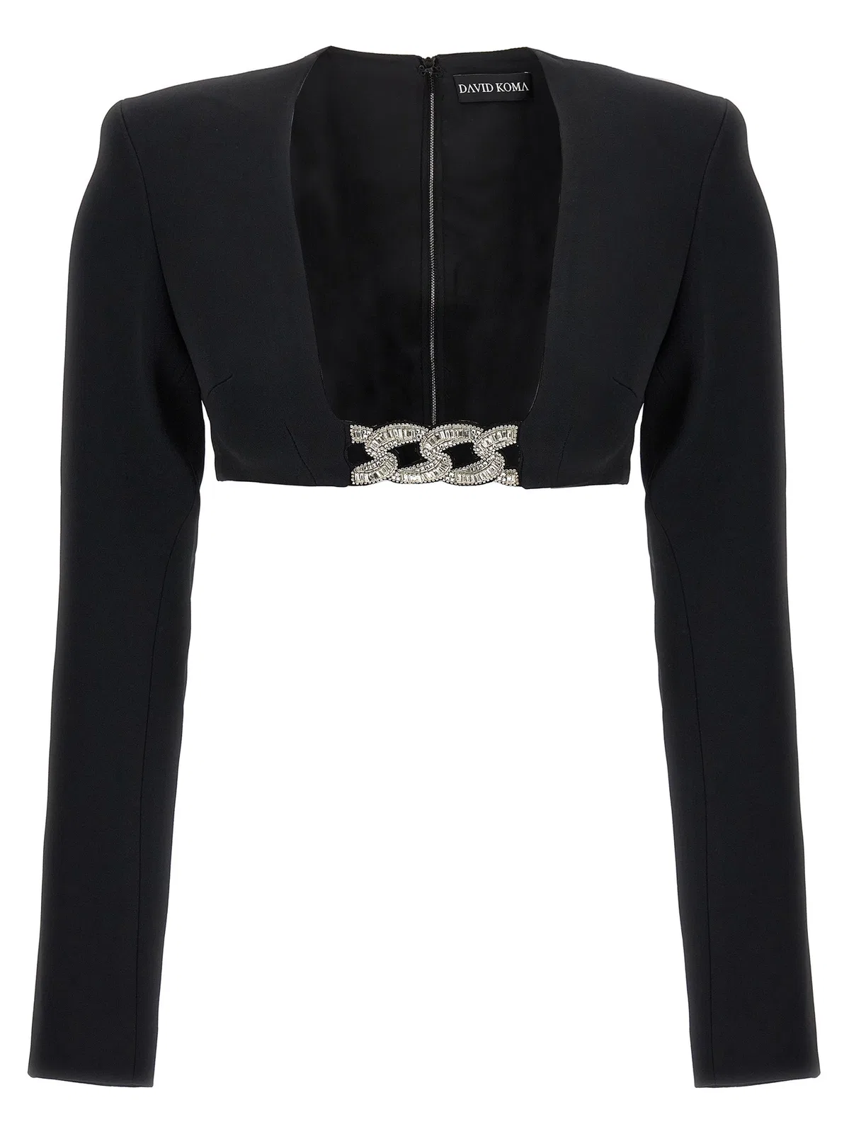 Top '3D Crystsal Chain And Square Neck'