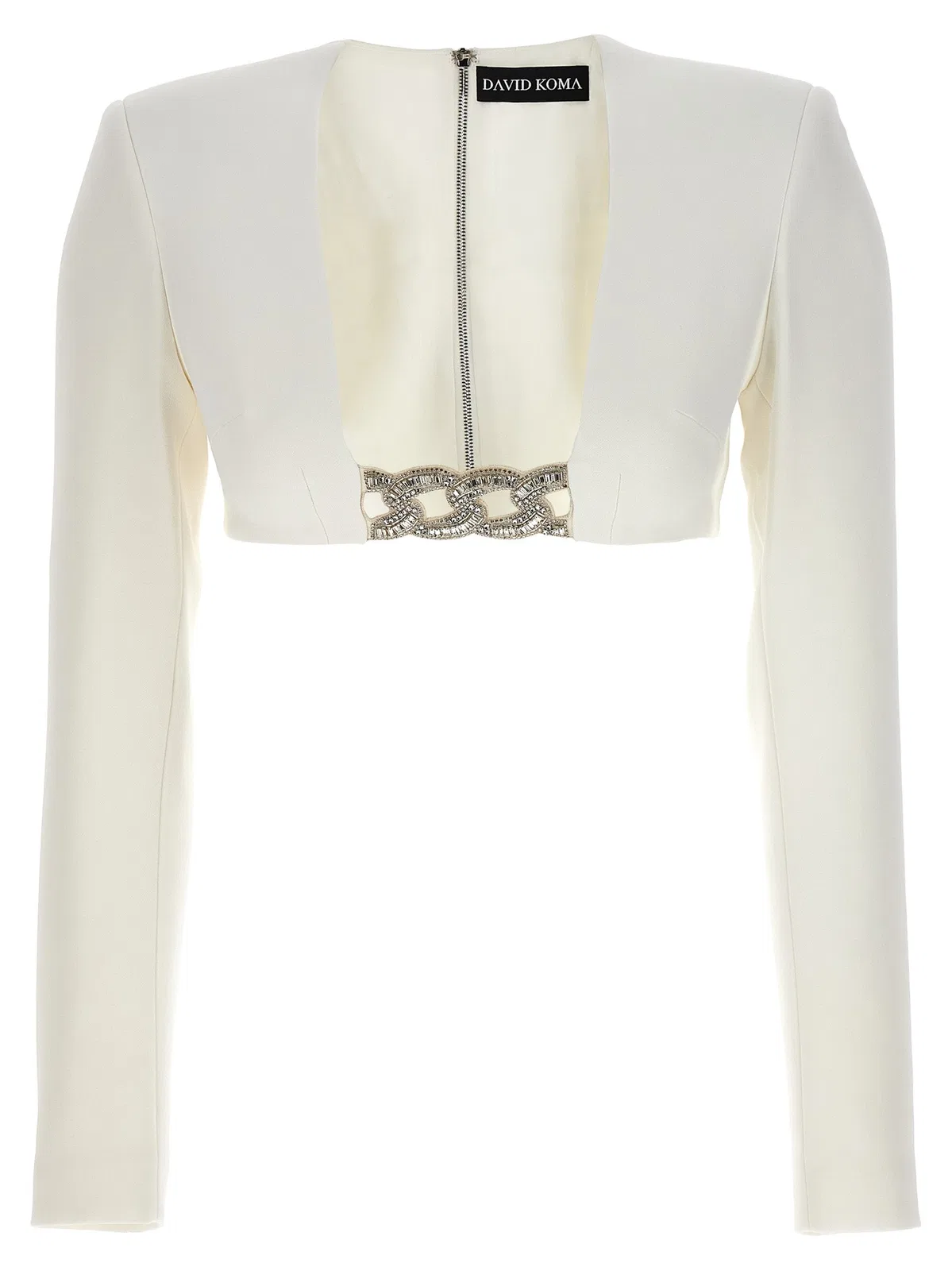Top '3D Crystsal Chain And Square Neck'