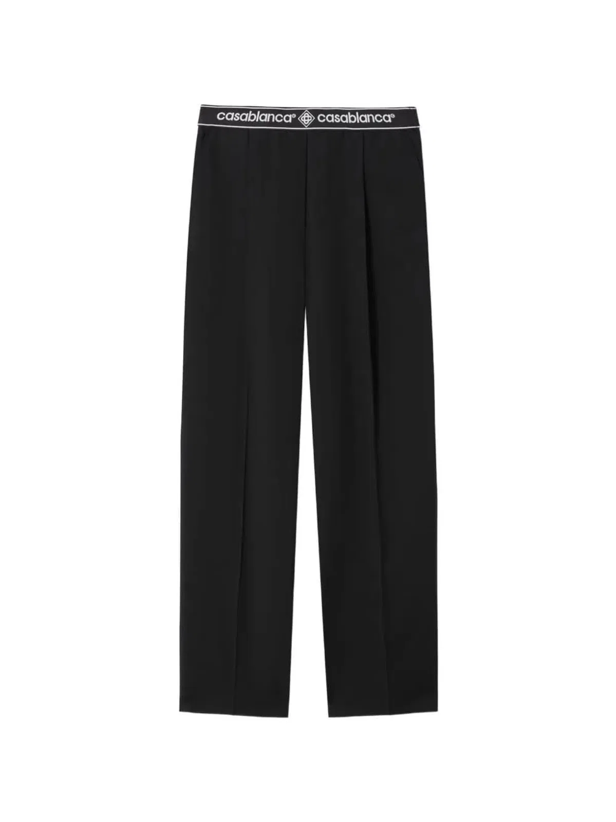 Dress Pants With Logo On The Waistband