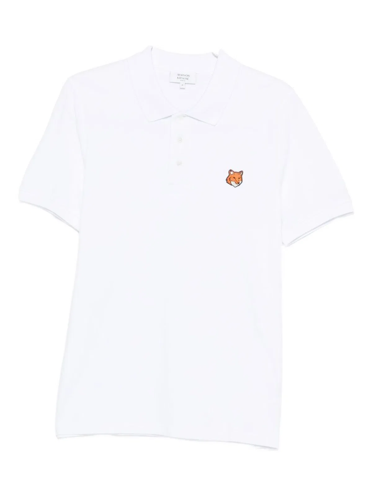 Maison Kitsuné Fox Head Cotton Polo Shirt