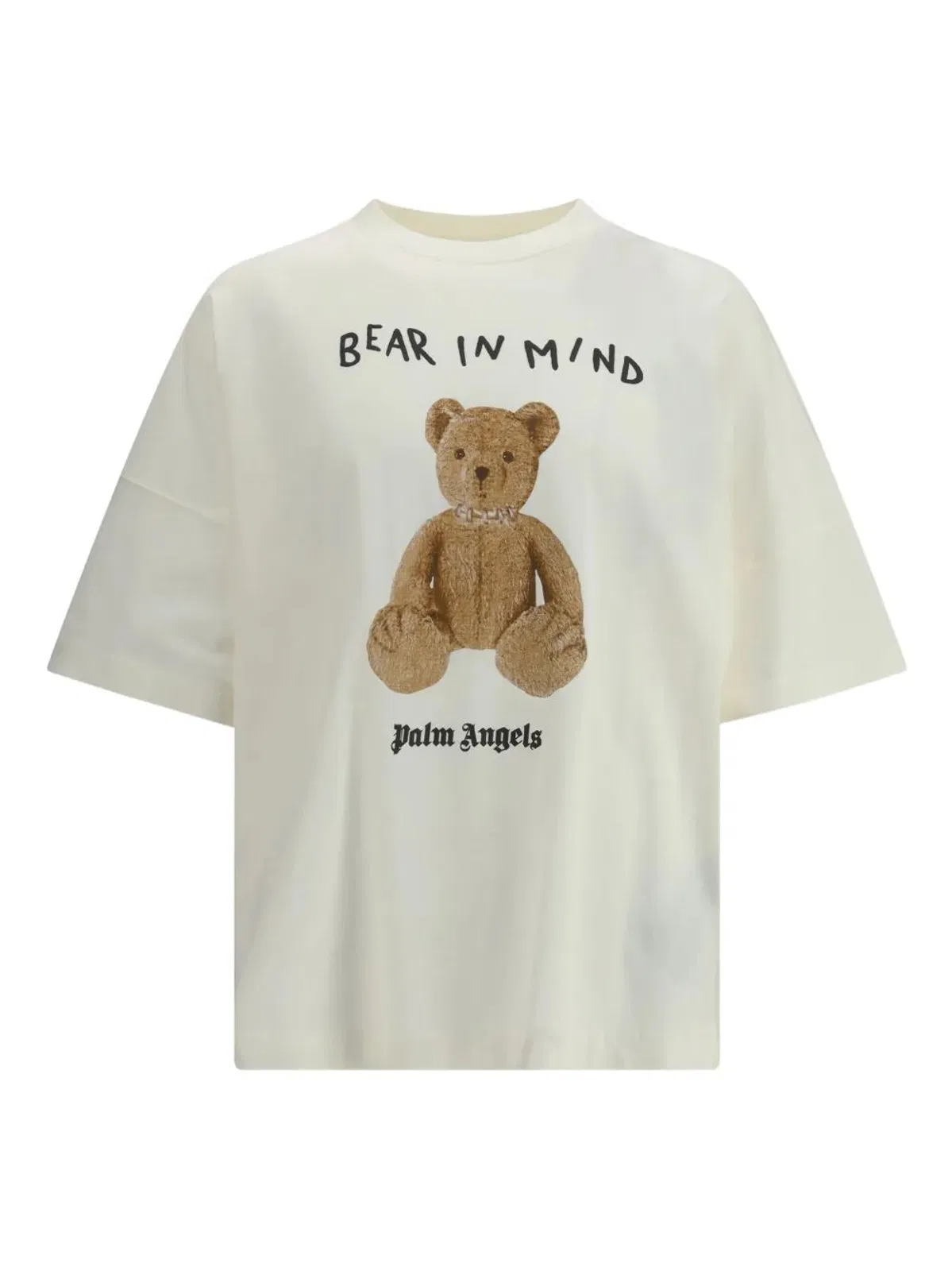 Palm Angels "bear" Over Tee In White