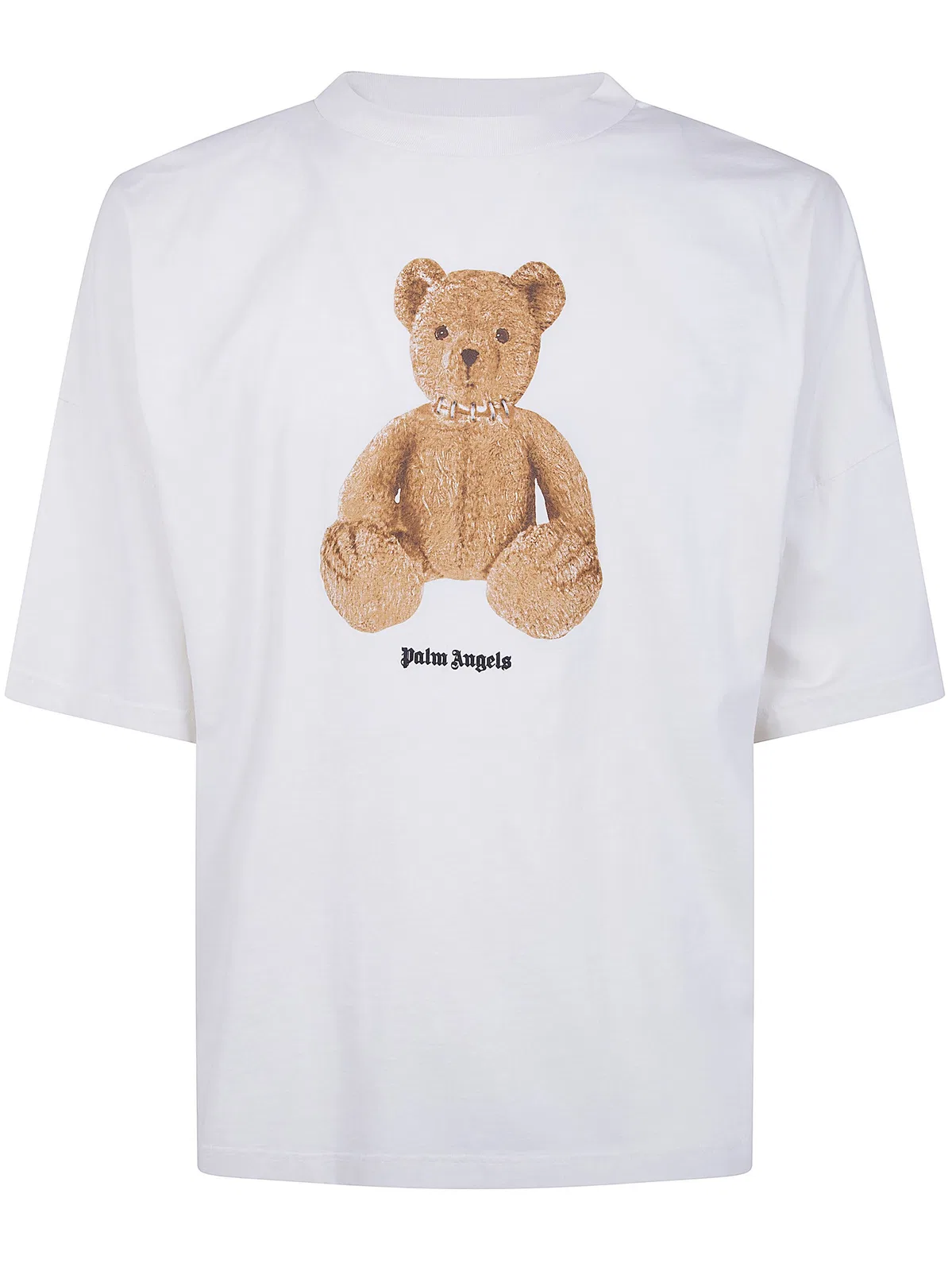Palm Angels "bear" Over Tee In White