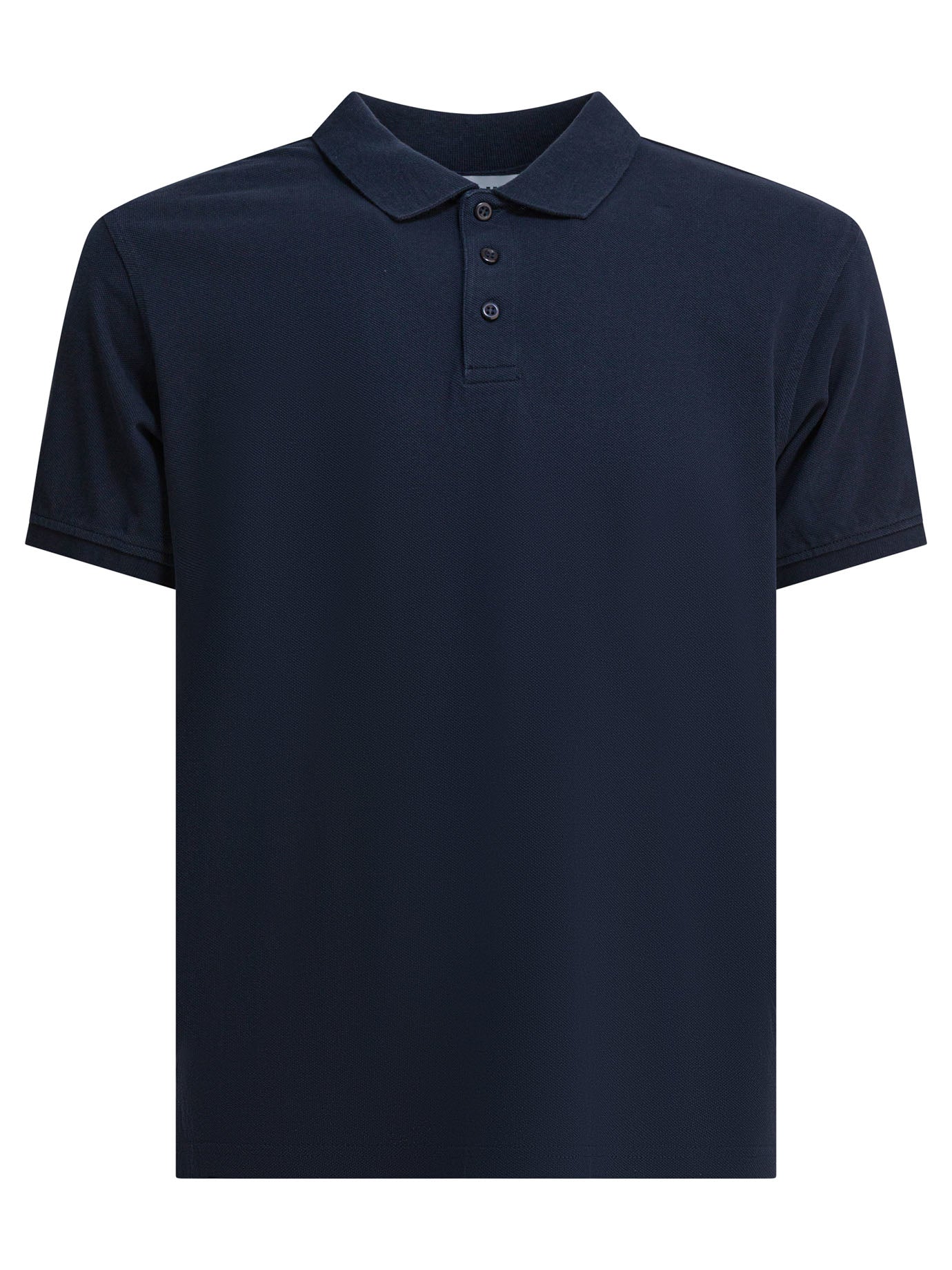Blue Cotton Polo Shirt