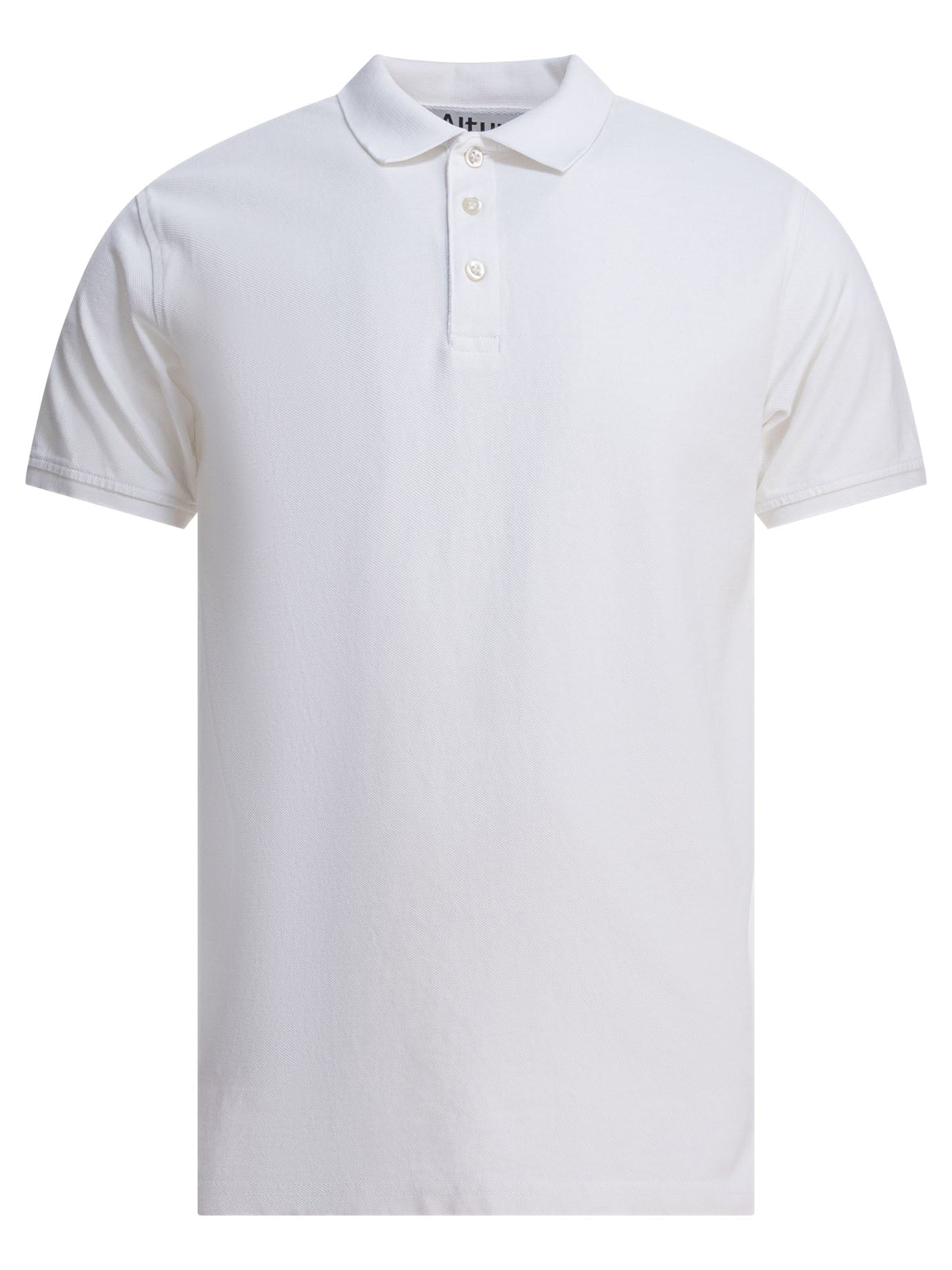 White Cotton Polo Shirt