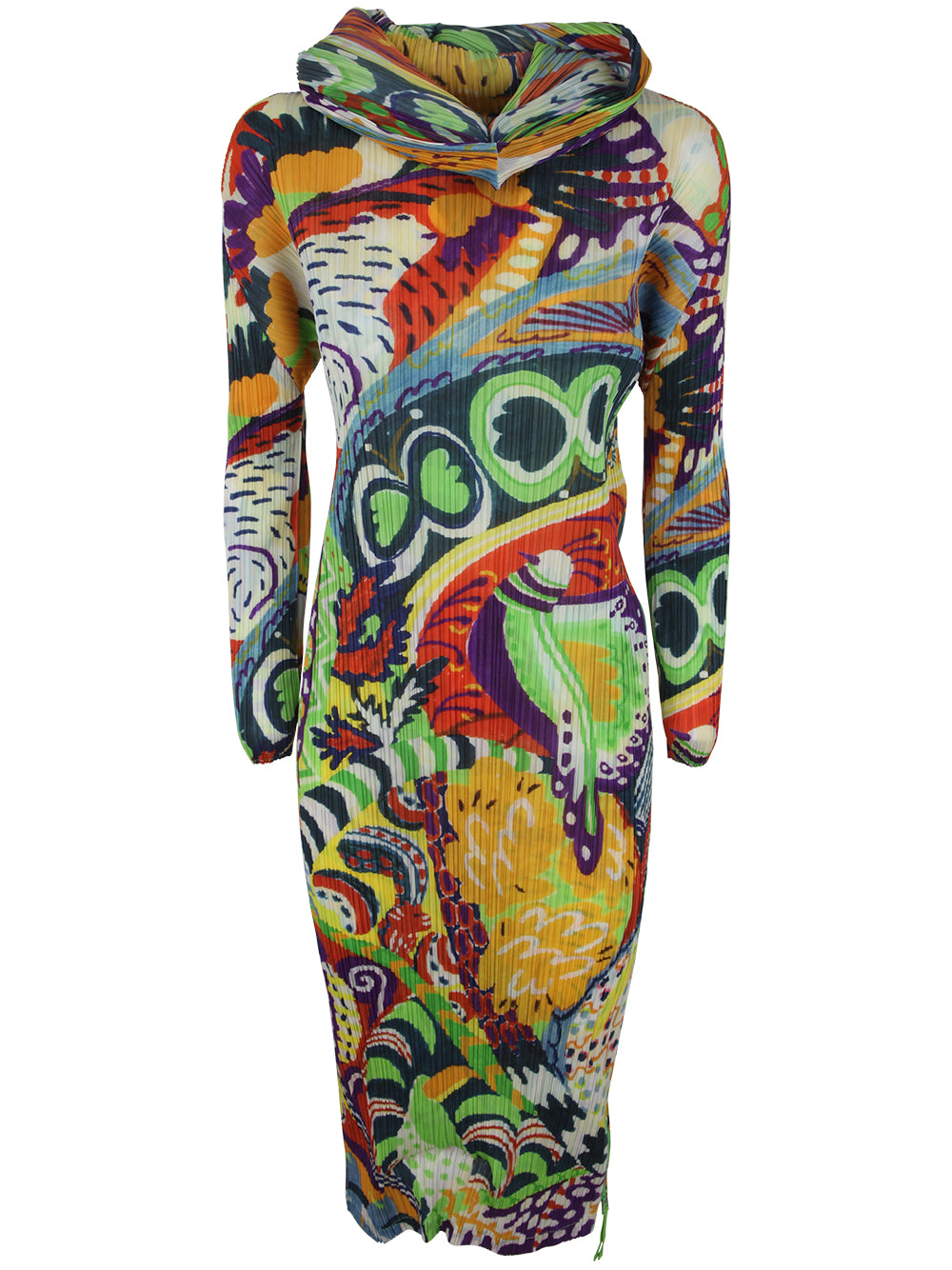 Pleats Please By Issey Miyake Snowrunner Long Dress