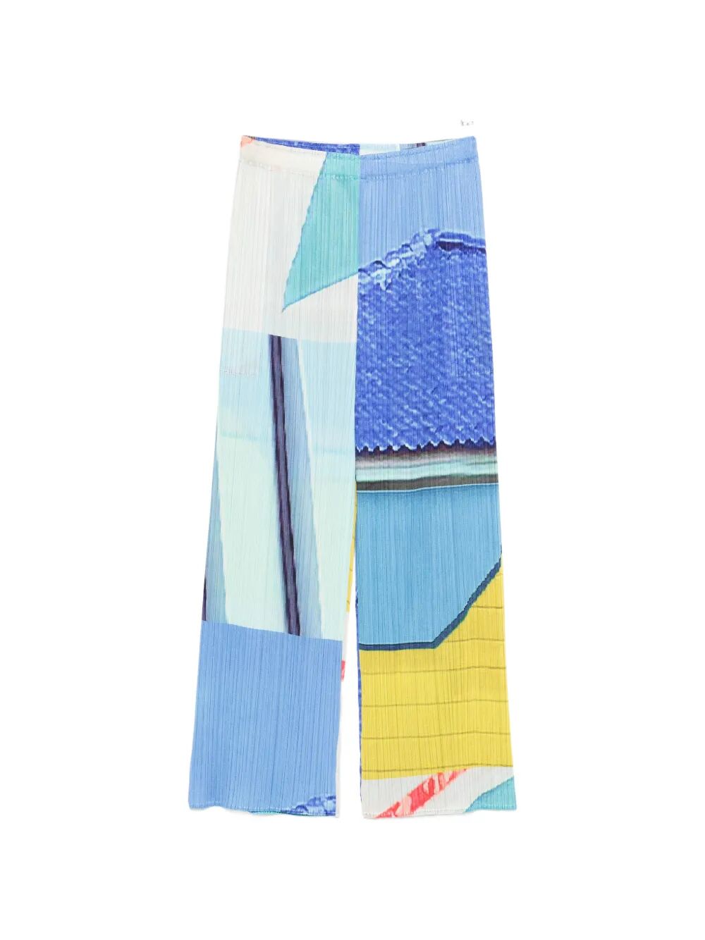Pleats Please By Issey Miyake "City Collage" Trousers