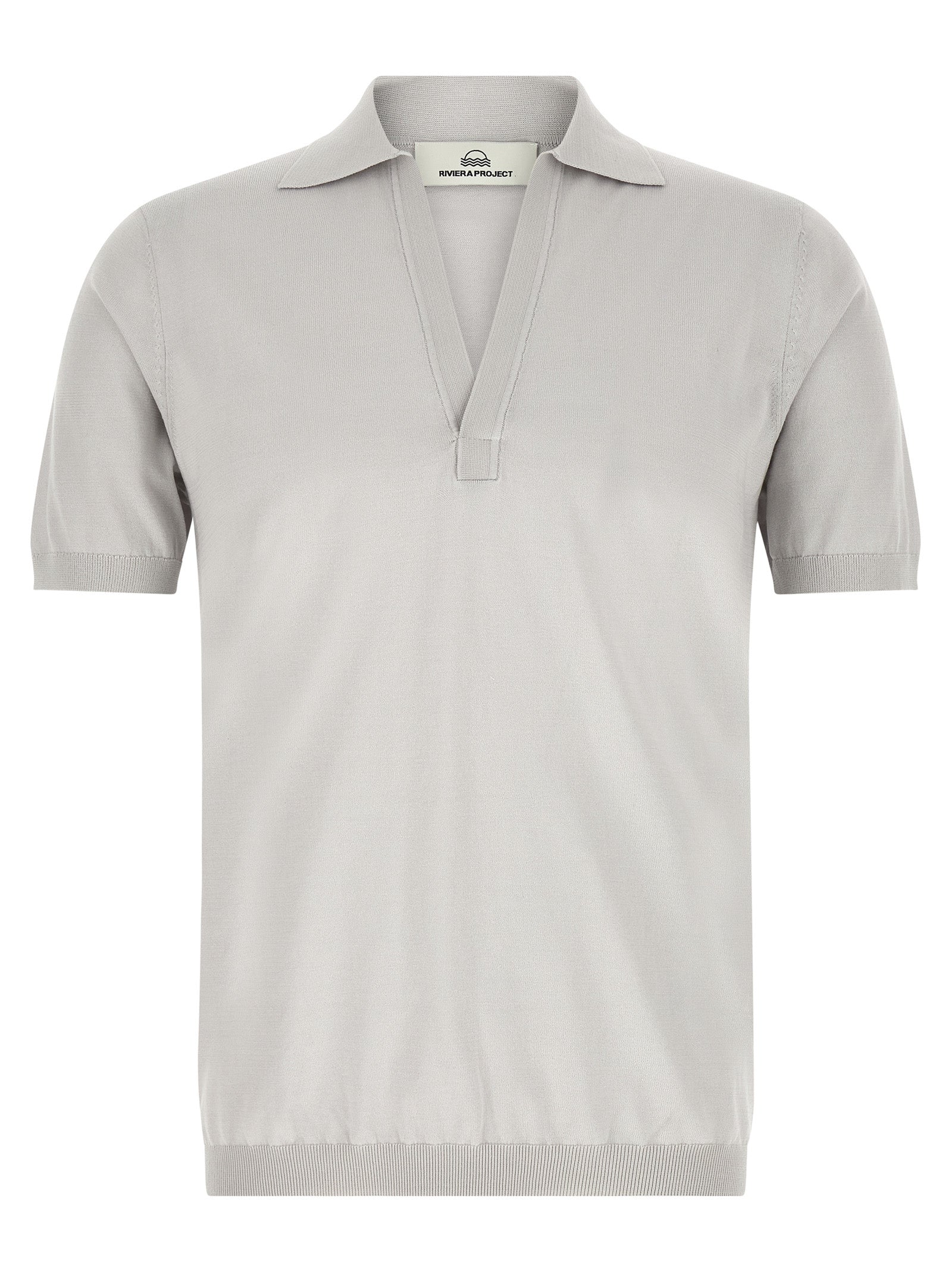 Open Collar Polo Shirt