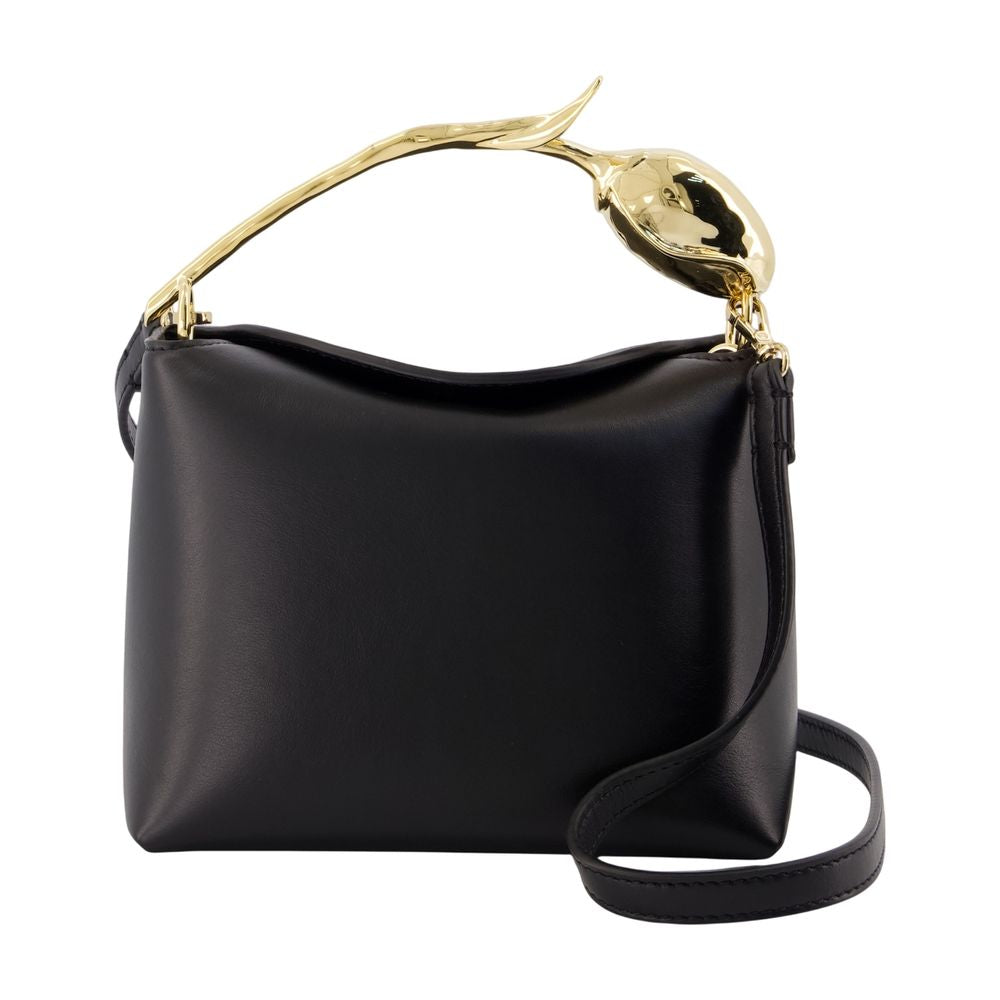 Mini Bloom Bag - - Leather - Black