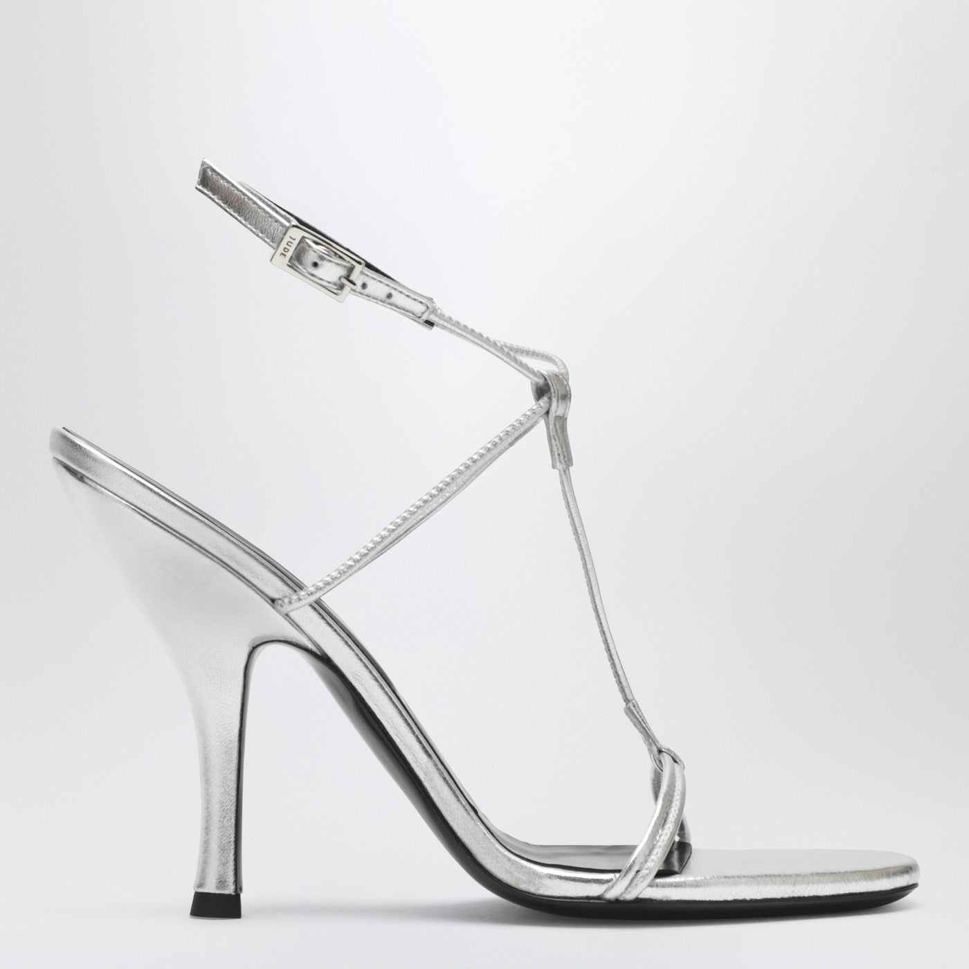 Mixer Sandal In Silver Leather