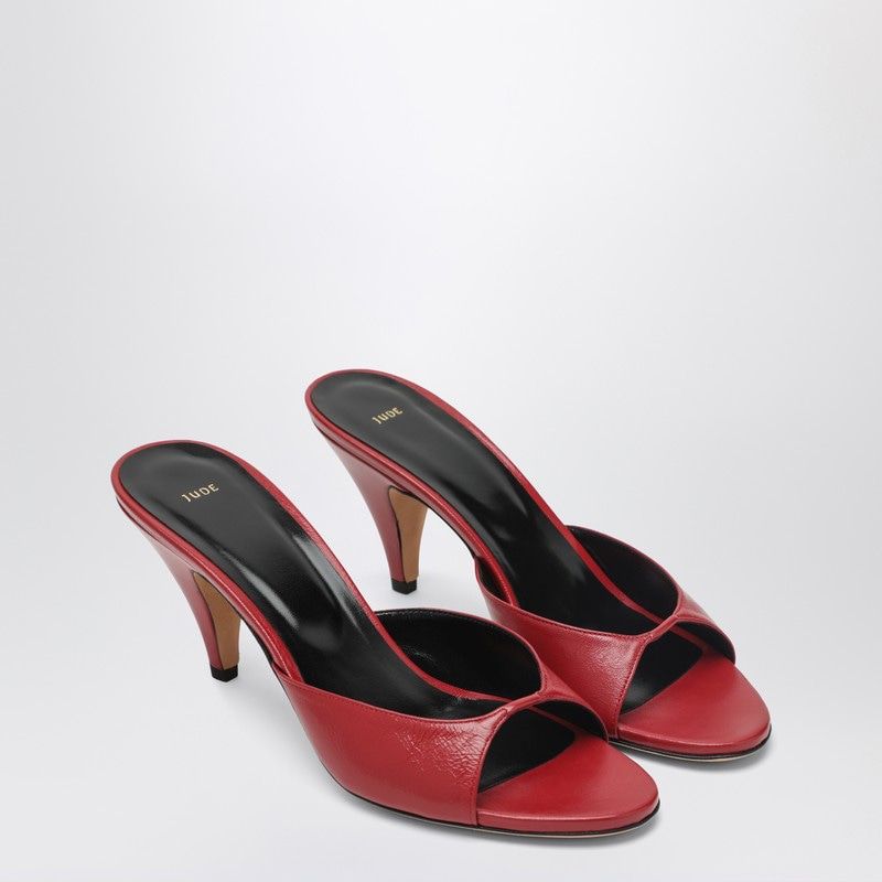 Haze Sandal In Red Leather
