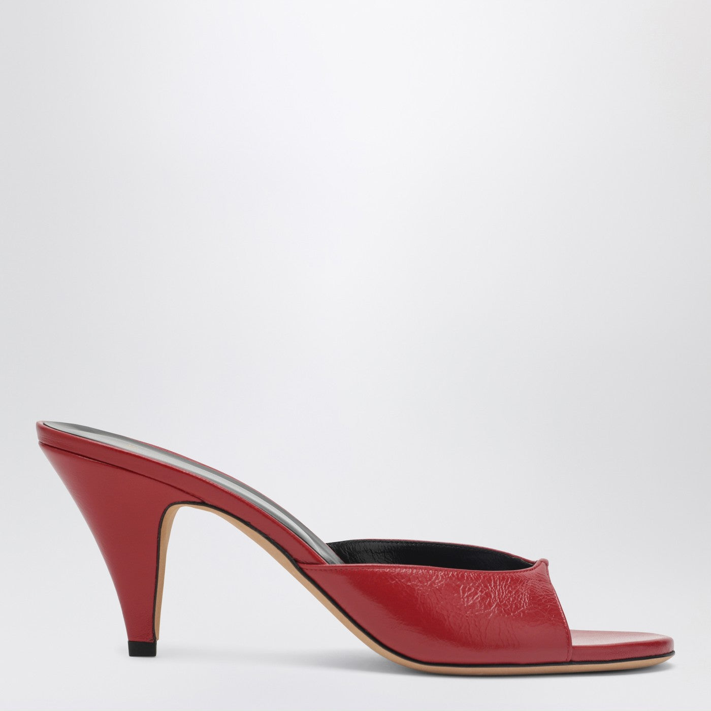 Haze Sandal In Red Leather