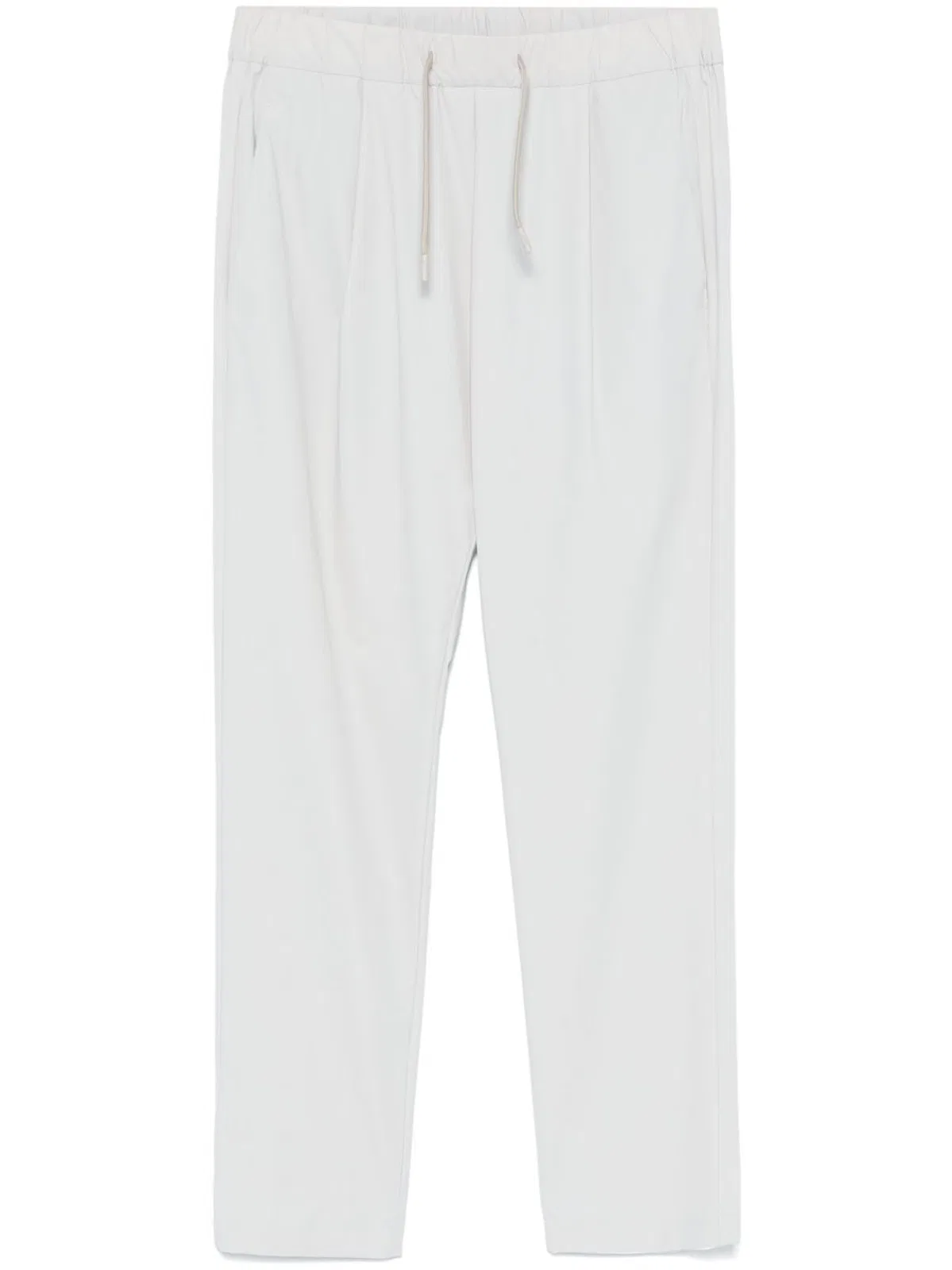 Ice Gray Sport Pants With Elastic Tape