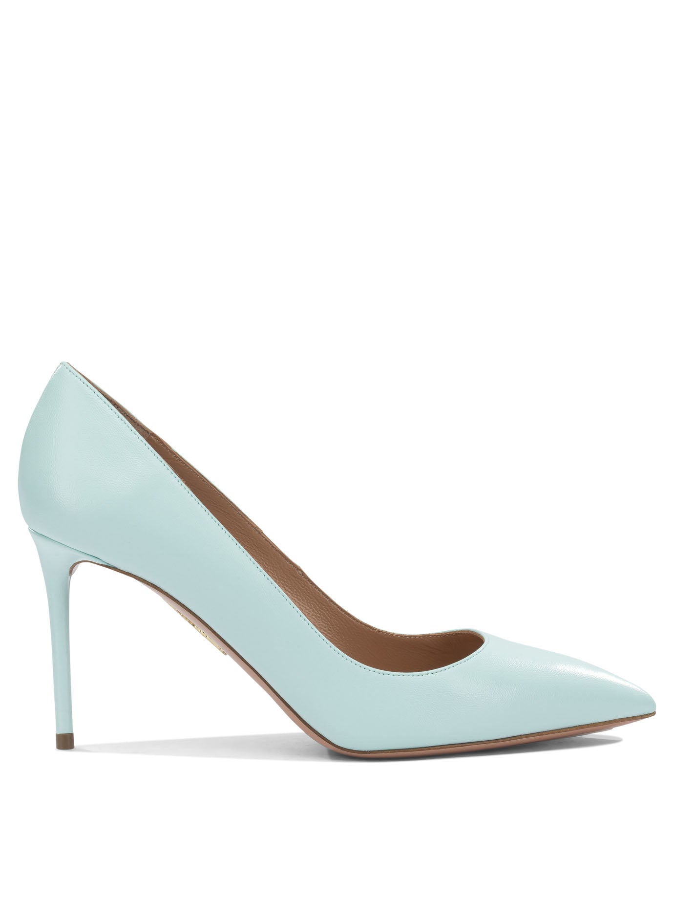 Purist Pump 85 Light Blue Leather Leather Pumps