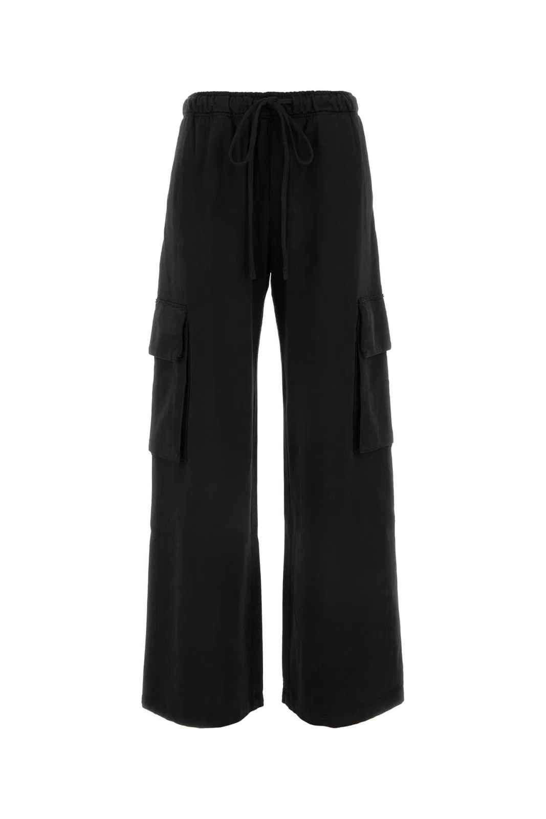 Black Cotton Joggers