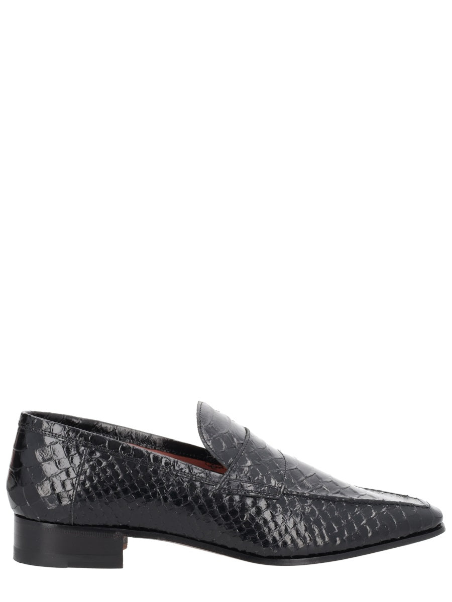 Black Leather Loafers