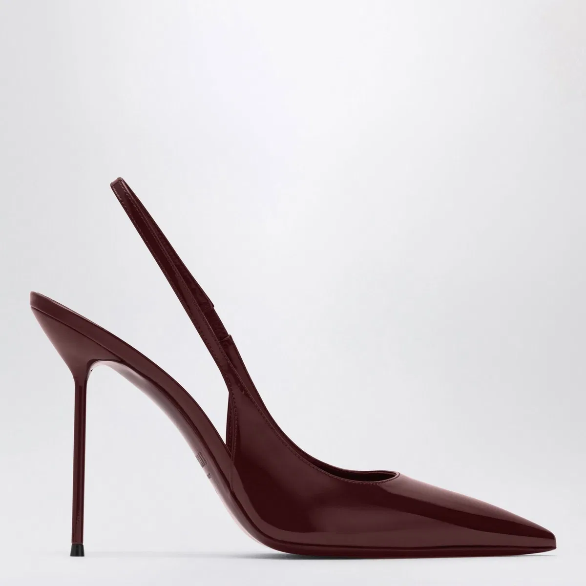 Lidia Slingback Pumps In Cherry Patent Leather