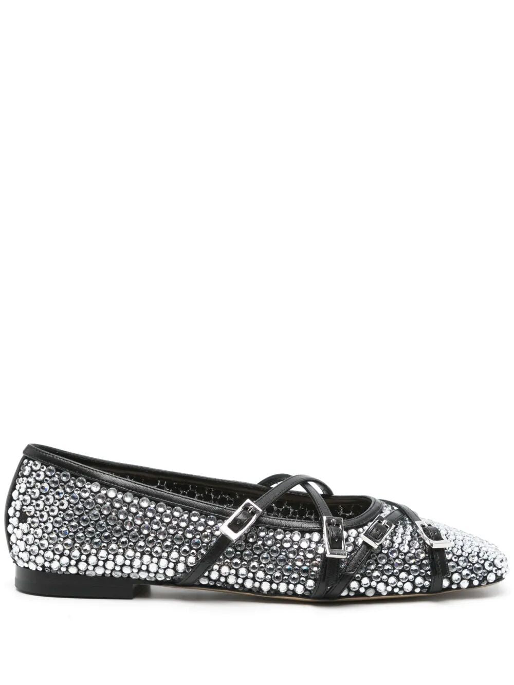 Mach & Mach Embellished Fabric Ballerinas