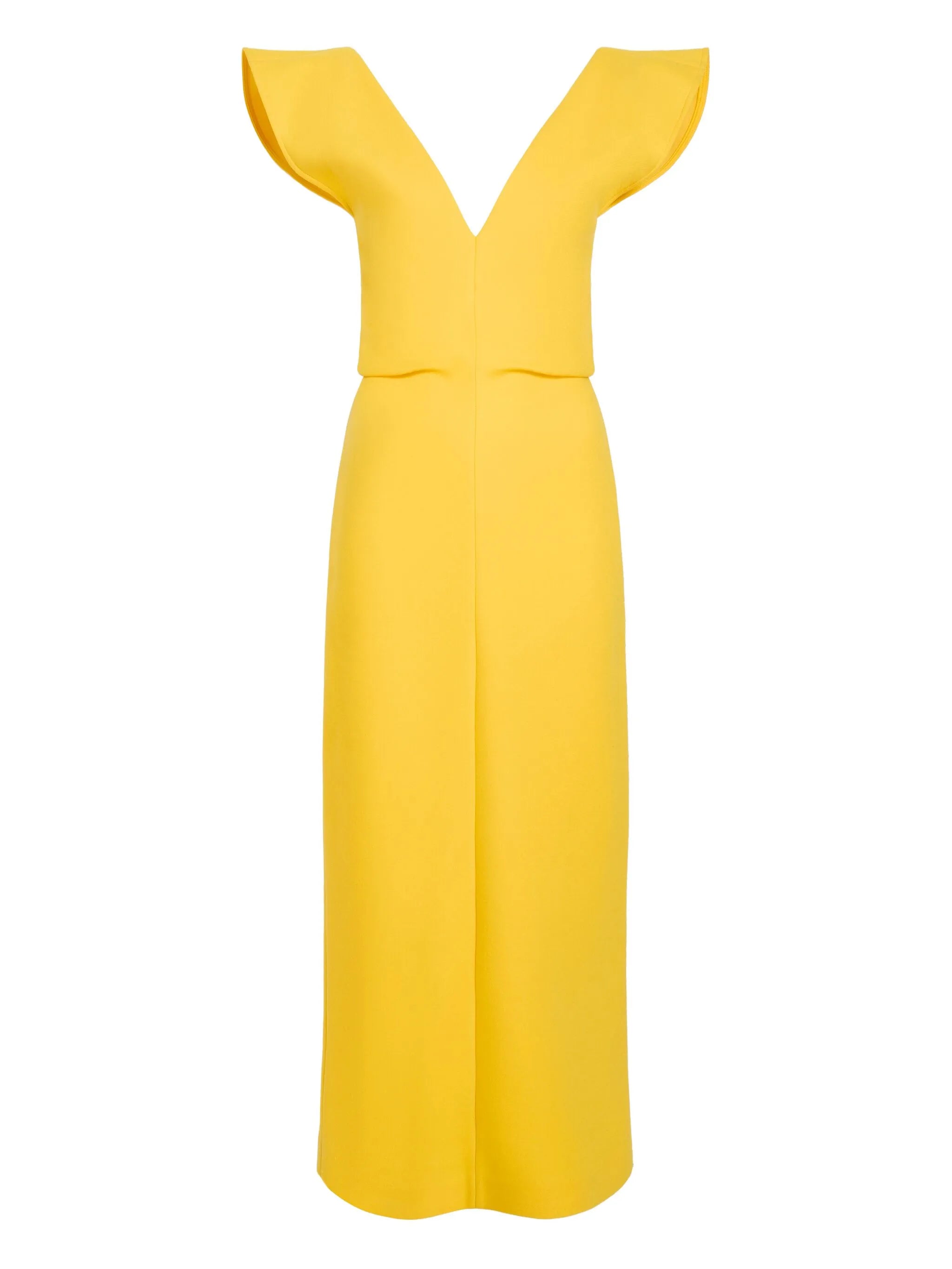Canary Viscose Wool Mariam Dress
