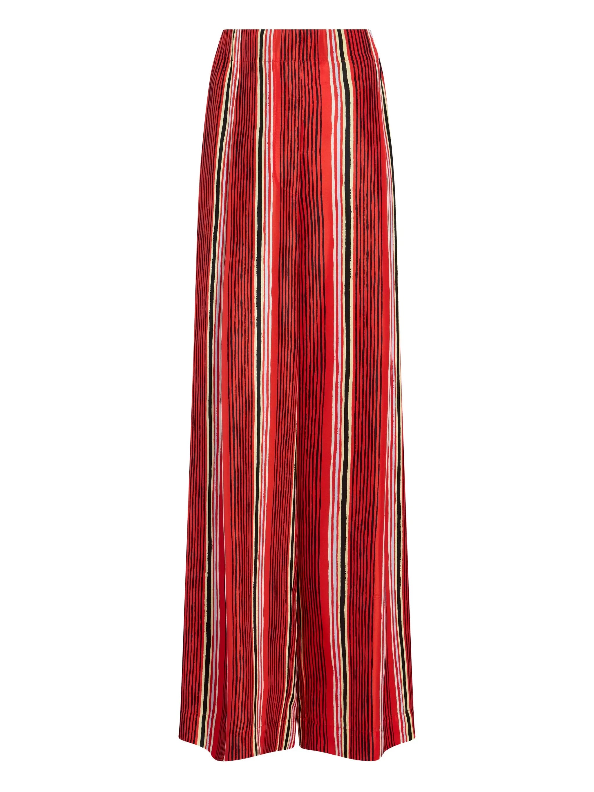Vermillion Silk Amira Pants