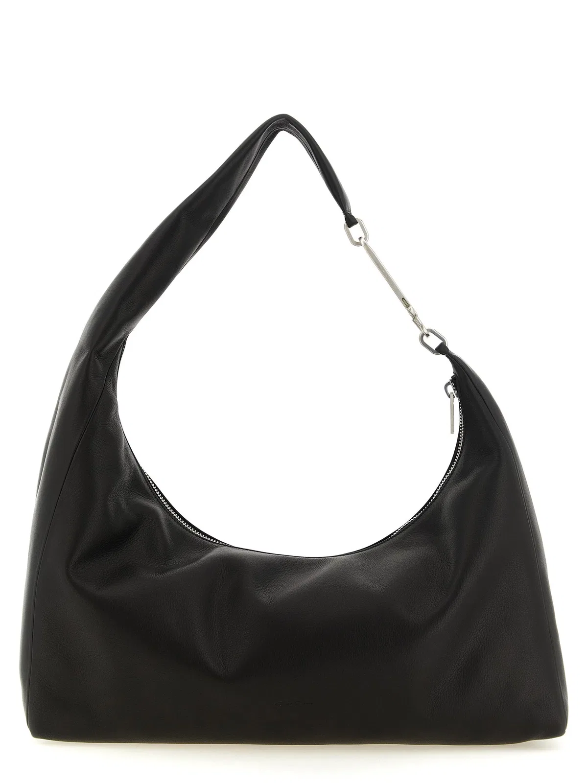Rick Owens 'cropped Gemini' Shoulder Bag In Black