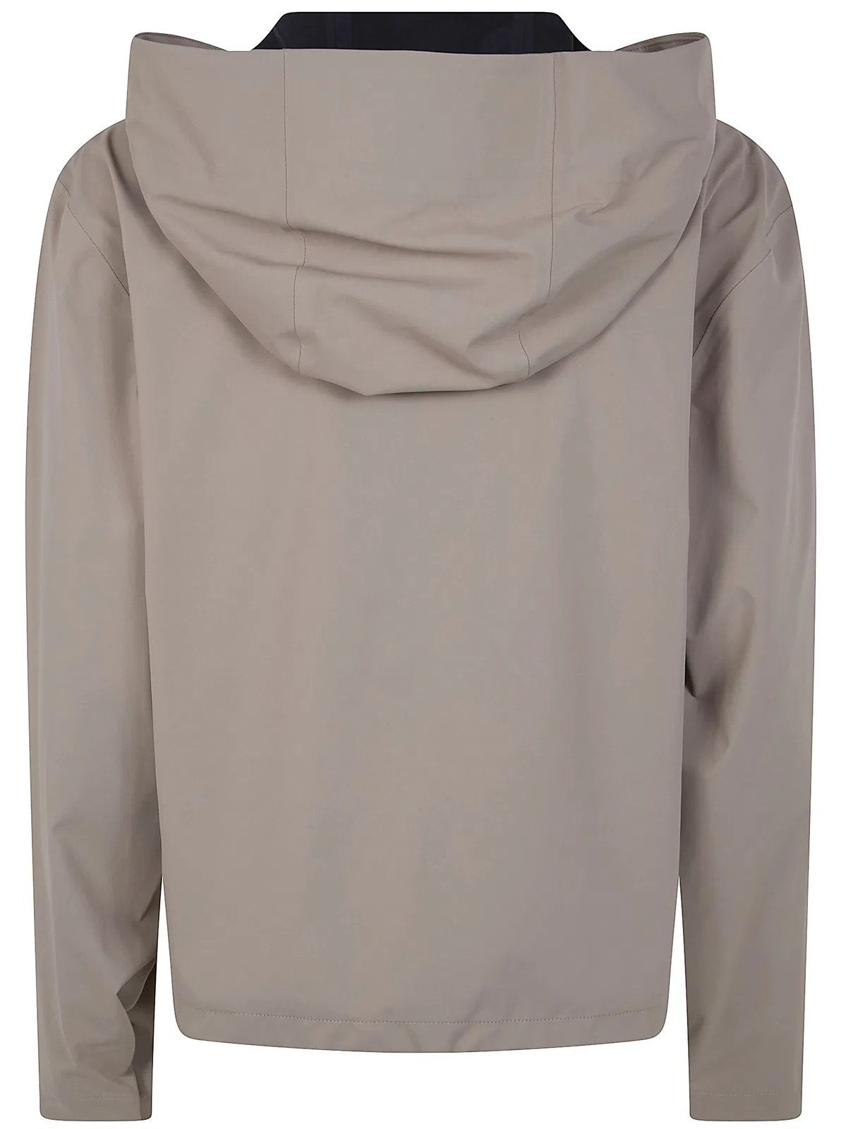 Rains "suva" Hardshell Short String Jacket In Beige
