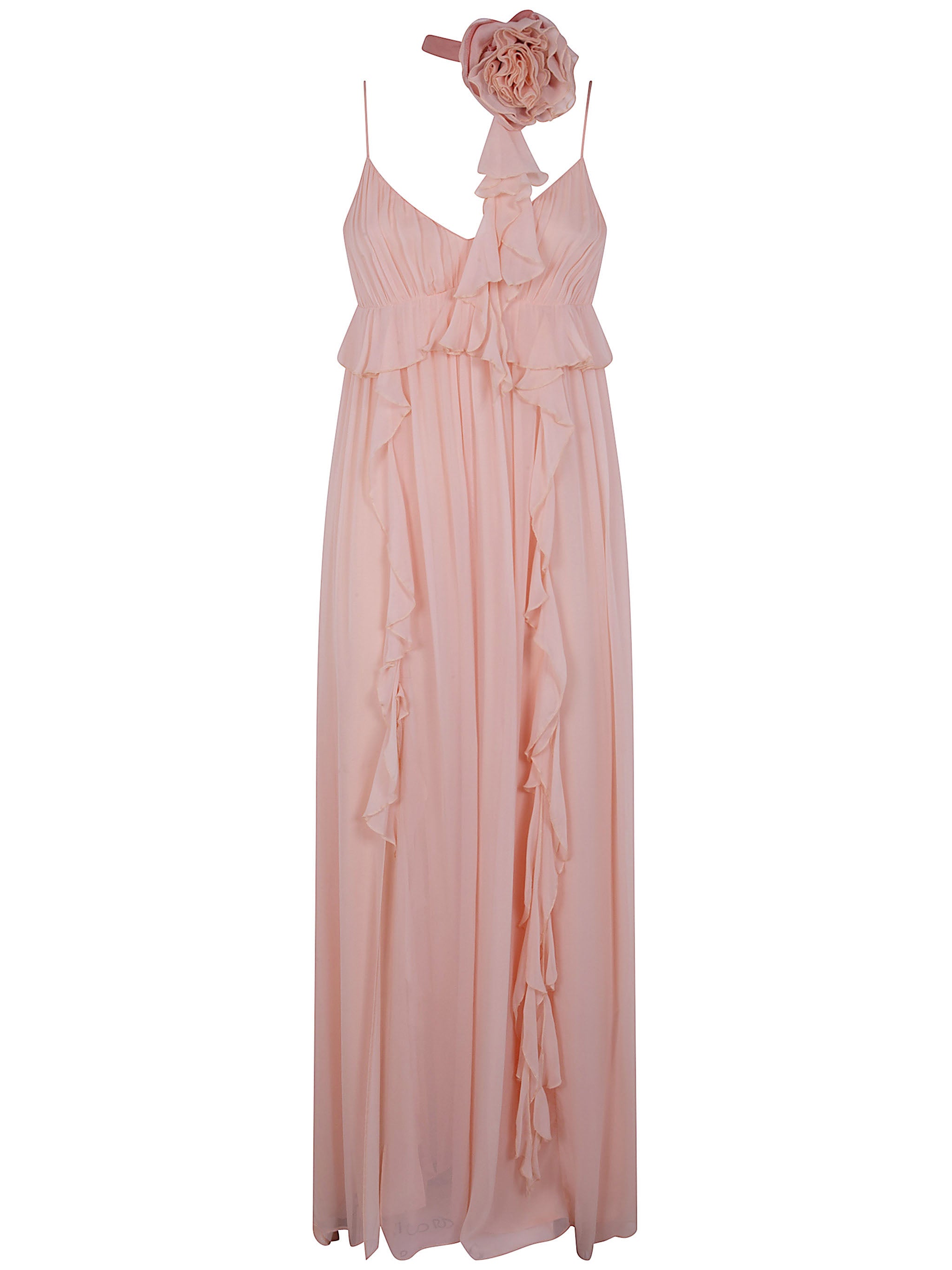 Georgette Dress With Rouges