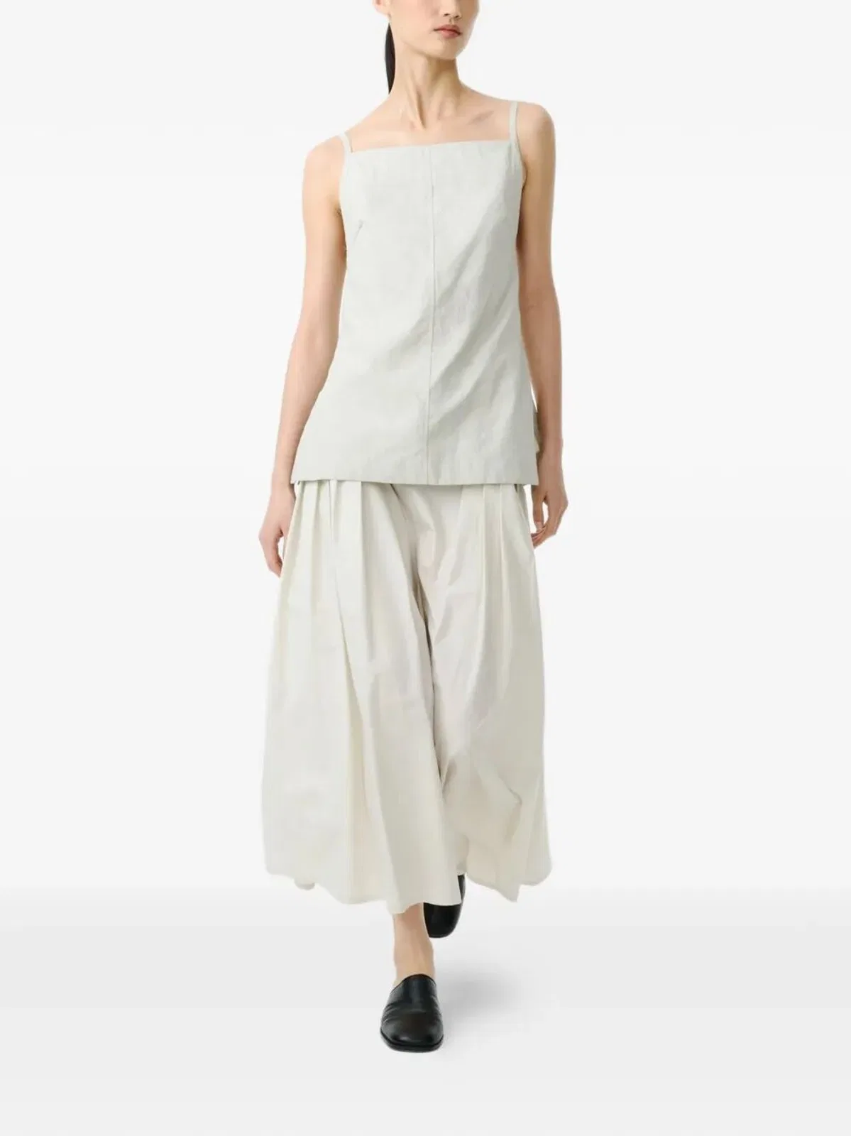 Studio Nicholson "apron" Top In White
