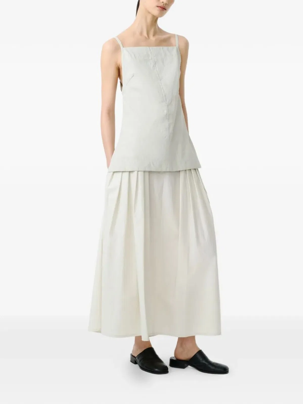 Studio Nicholson "apron" Top In White