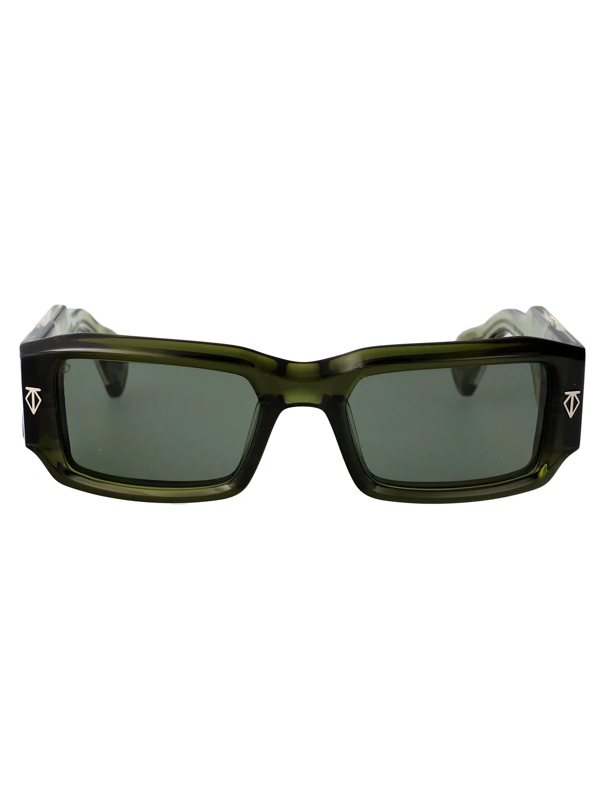 Green With 2Tone Acetate Sunglasses