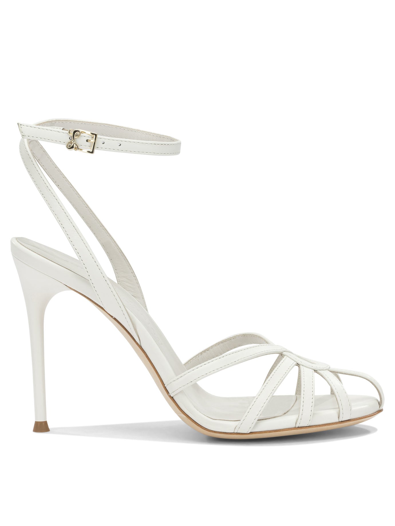 White Leather Sandals