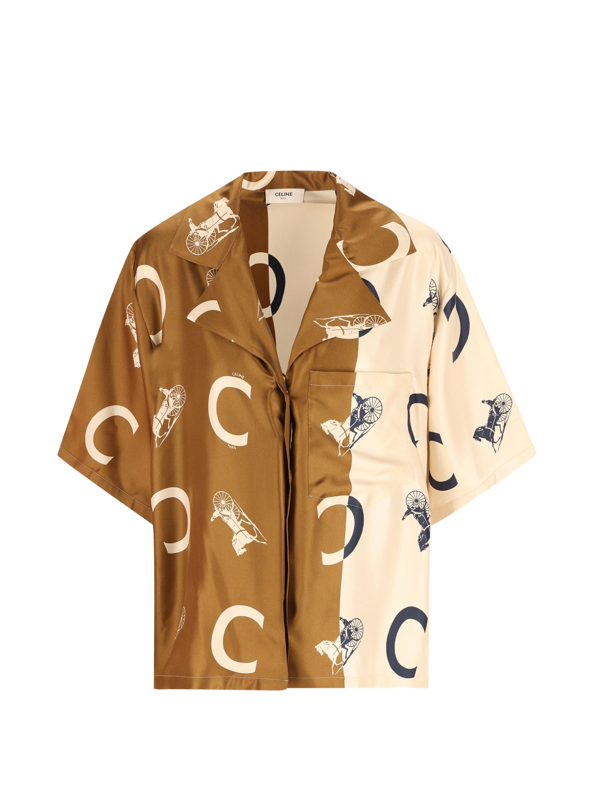 Sulky-Print Silk Shirt