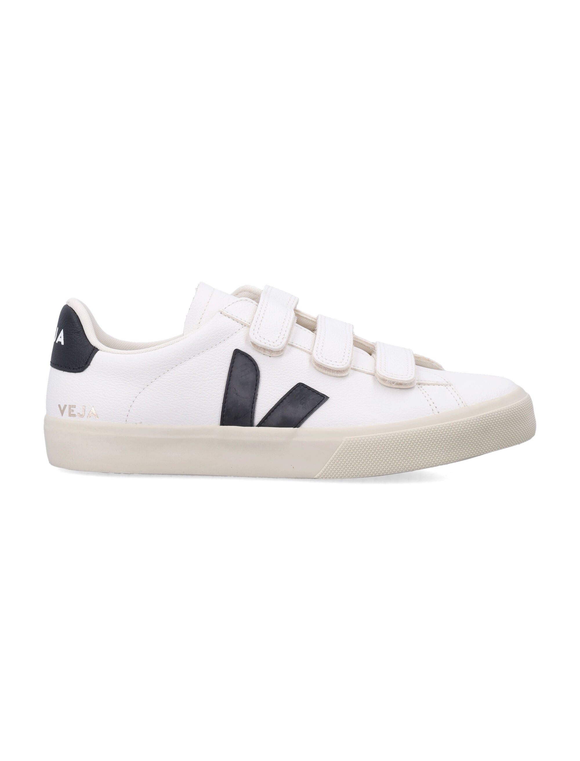 Recife Leather White And Black Sneakers